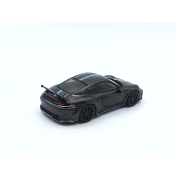 Porsche 911 992 GTR Stinger 2022 gray blue - skala 1:64 - Pop Race